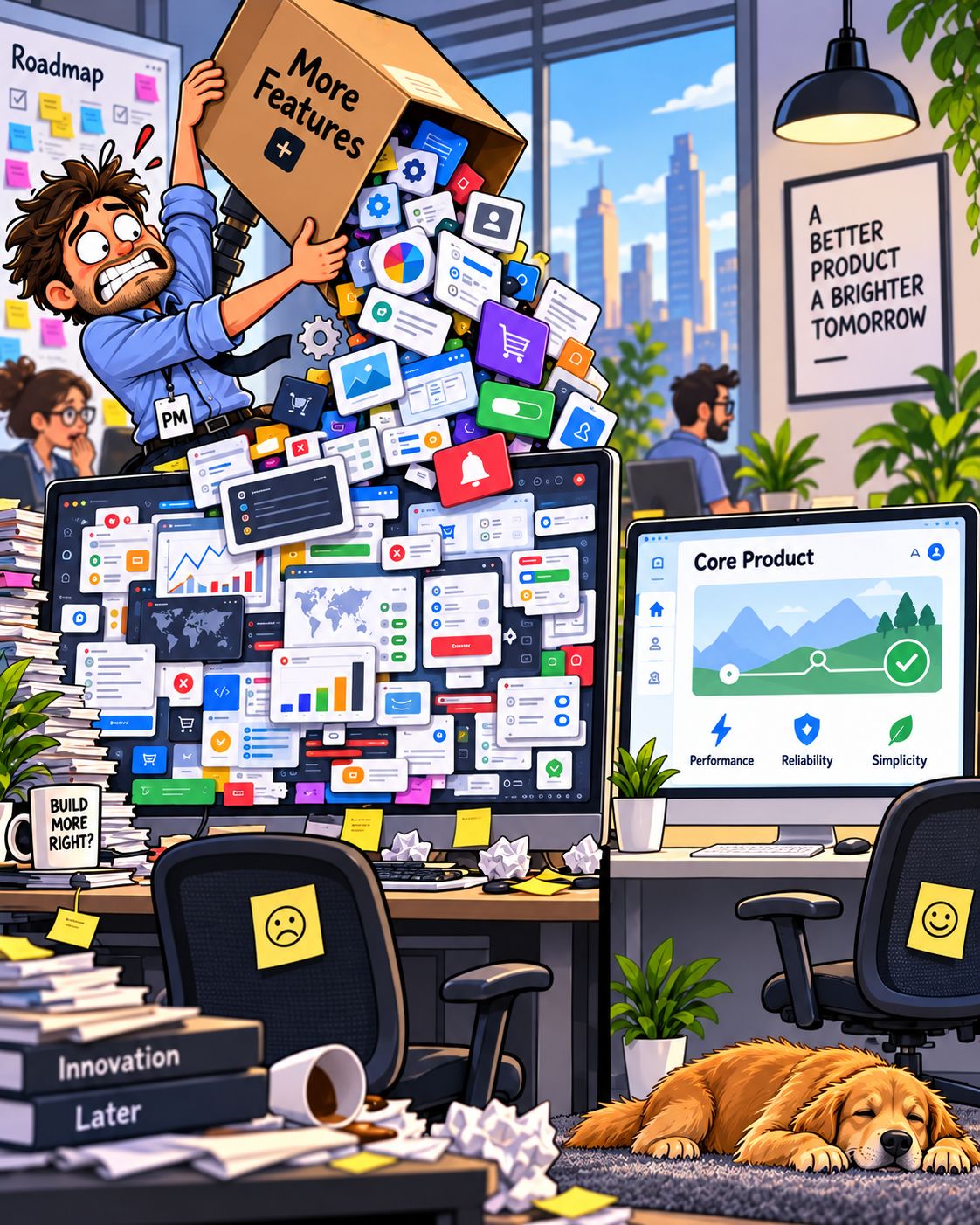 يمكن أكبر كذبة اتباعت لينا في الـ Product Management